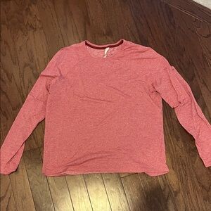 Lululemon Athletica Pink Heathered License to Train Shirt
